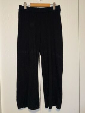 Tahari Cashmere Wide Leg Ankle Knit Pants